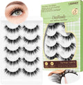 LASHVIEW Self-Adhesive Eyelashes CV219 – No Glue Needed, Reusable Cat Eye Lashes