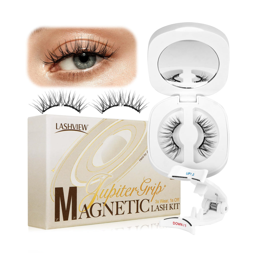 LASHVIEW Magnetic Eyelashes Kit CT27 – Natural Look with Applicator
