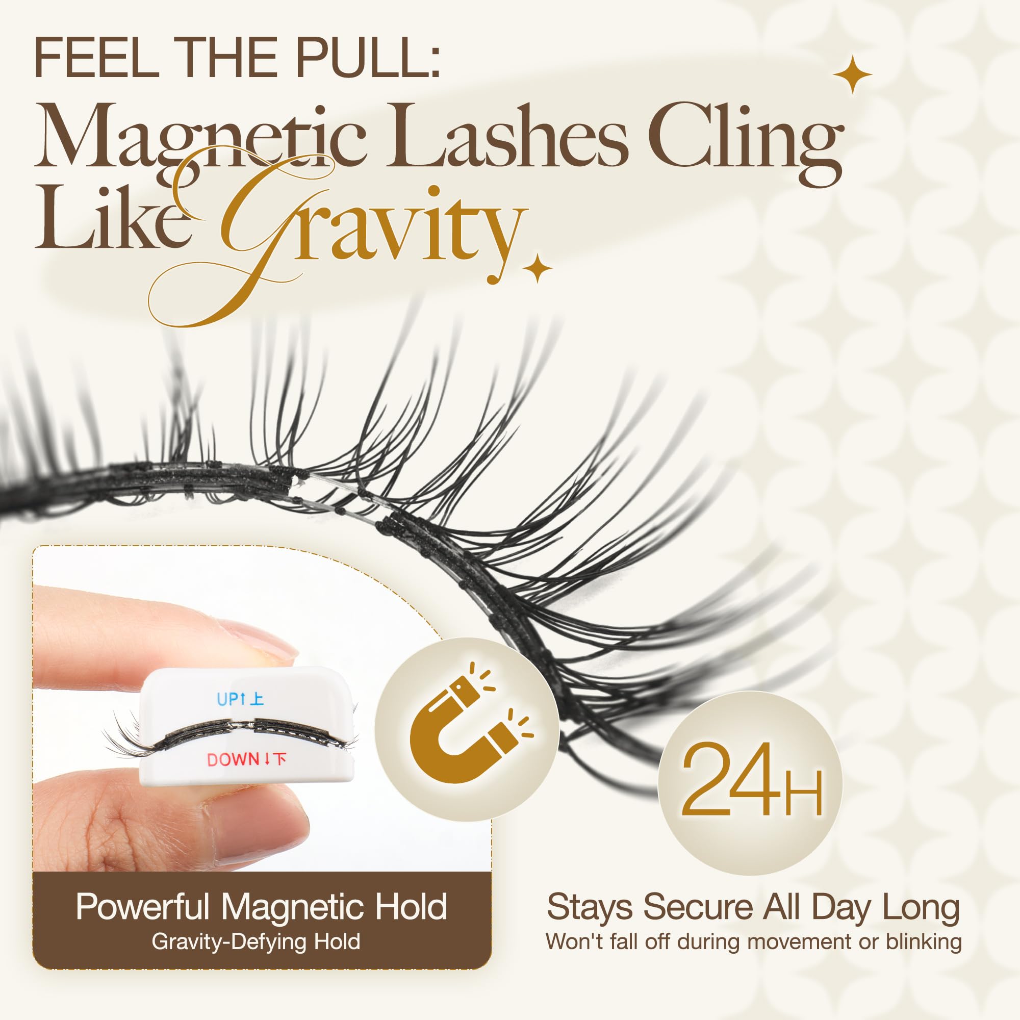 LASHVIEW Magnetic Eyelashes Kit CT27 – Natural Look with Applicator