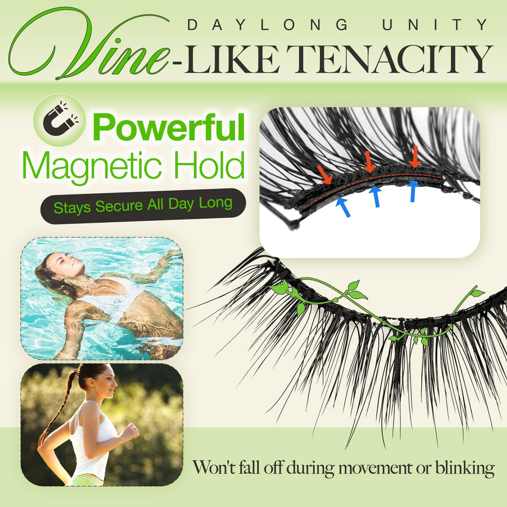 LASHVIEW Soft Magnetic Eyelashes with Applicator – Reusable, Glue-Free Lashes (L01)