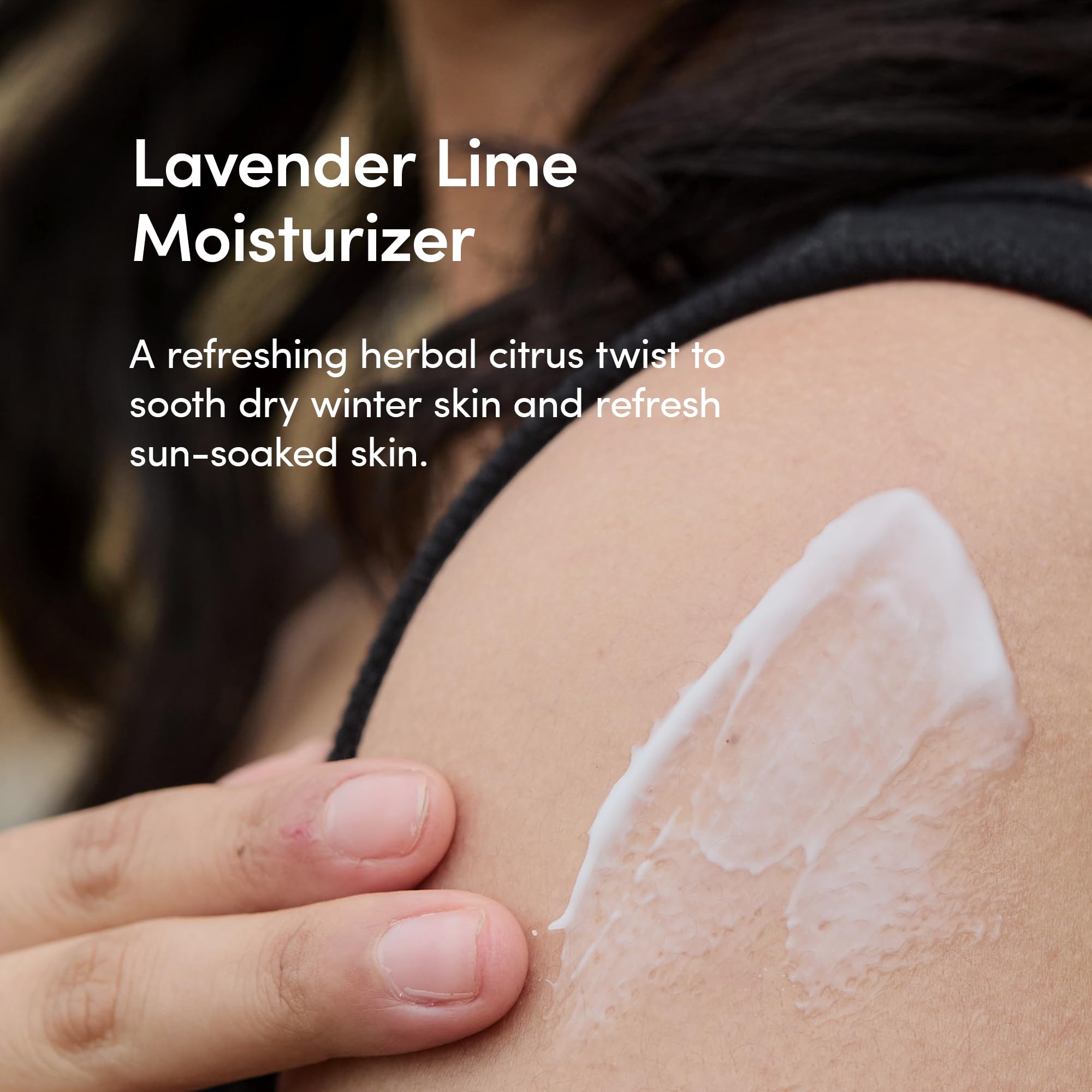 LATHER Lavender Lime Body Moisturizer – 8 oz Daily Hydration Lotion | Vegan & Cruelty-Free