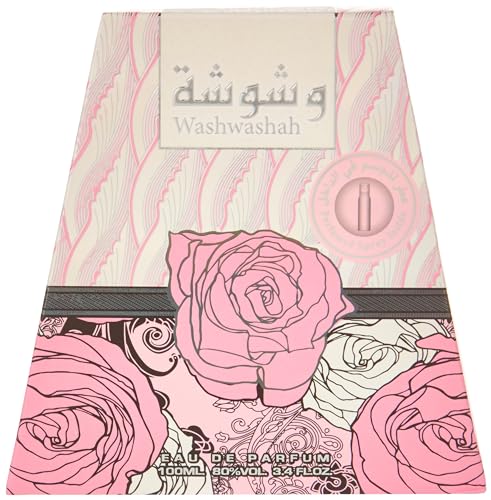 Lattafa Washwashah 2-Piece Set for Women – 3.4 oz EDP + 1.7 oz Deodorant