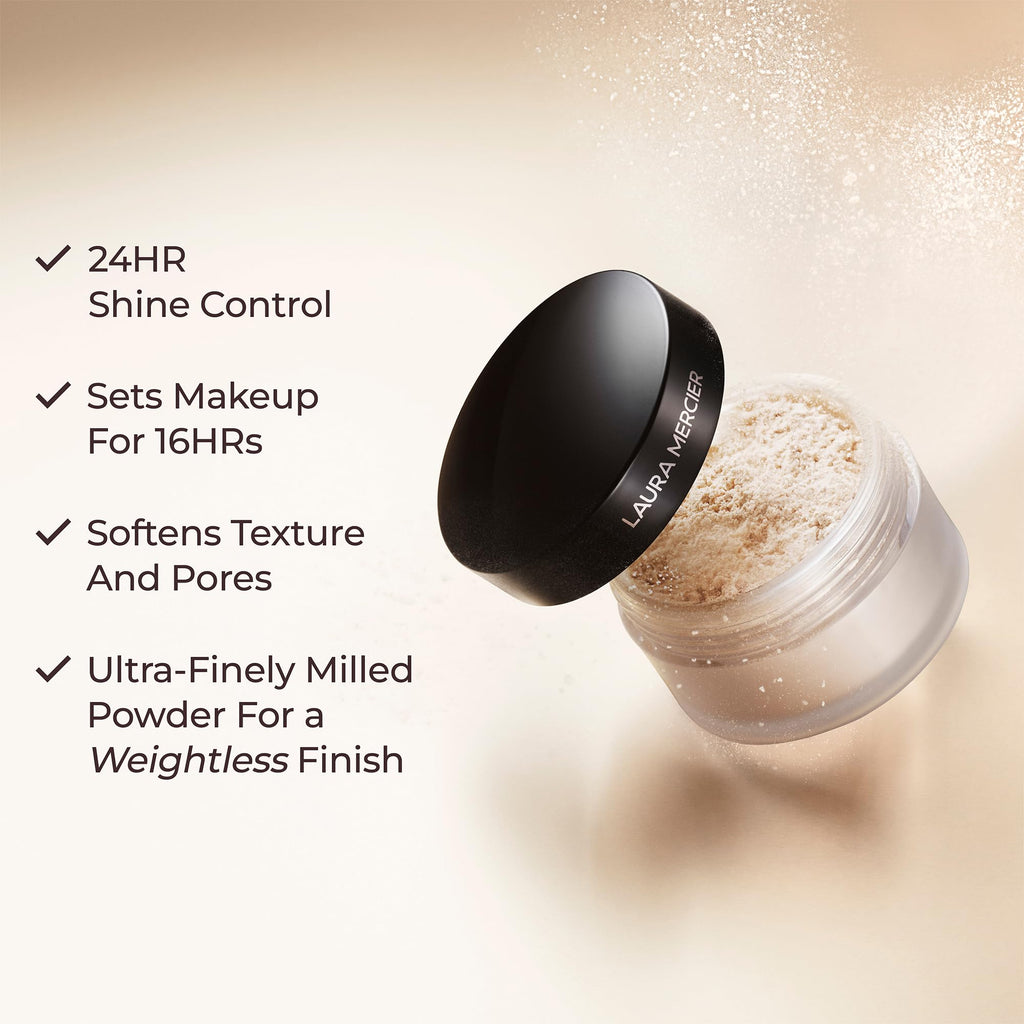 Laura Mercier Translucent Loose Setting Powder Gift Set — 24HR Shine Control