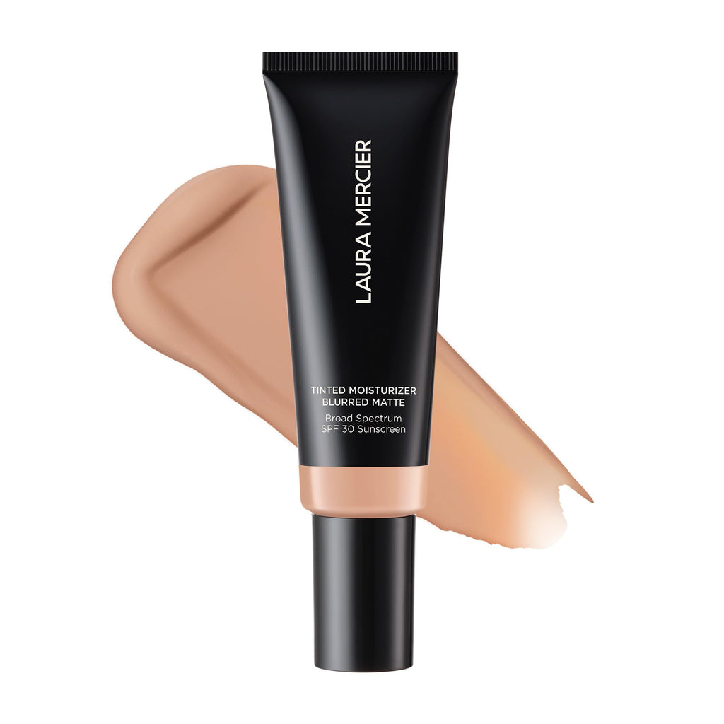 Laura Mercier Tinted Moisturizer Blurred Matte SPF 30 – Shine Control, Pore Blur, Sheer to Light (3C Fawn)