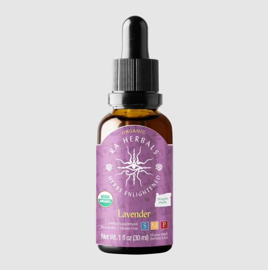 Organic Lavender Tincture - STRESS RELIEF, PAIN RELIEF, RELAXATION