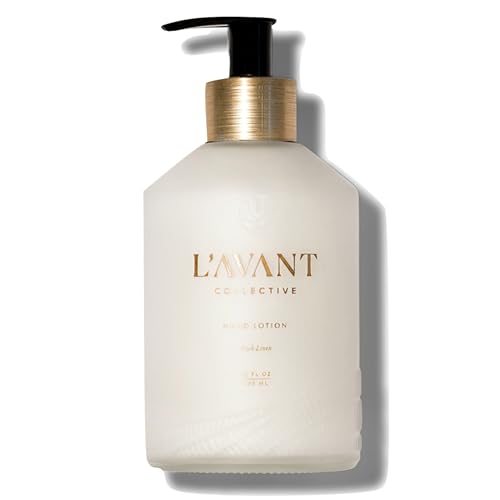 L'AVANT Collective Luxury Hand Lotion - Deep Hydration for Dry Hands, Nails & Cuticles (10 oz, Fresh Linen)