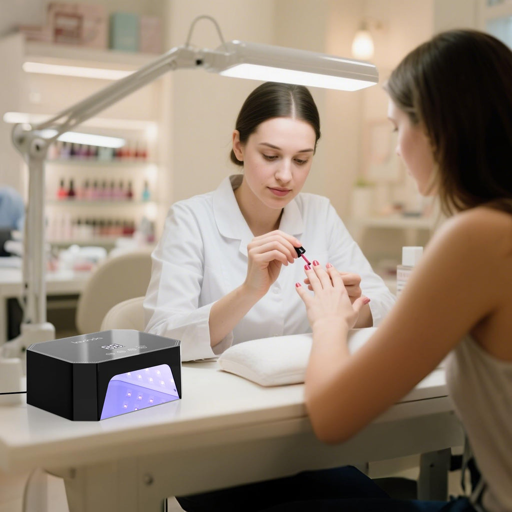 Lavinda 54W UV LED Nail Lamp – LCD Display, Auto Sensor, 4 Timers, Dual Wavelength