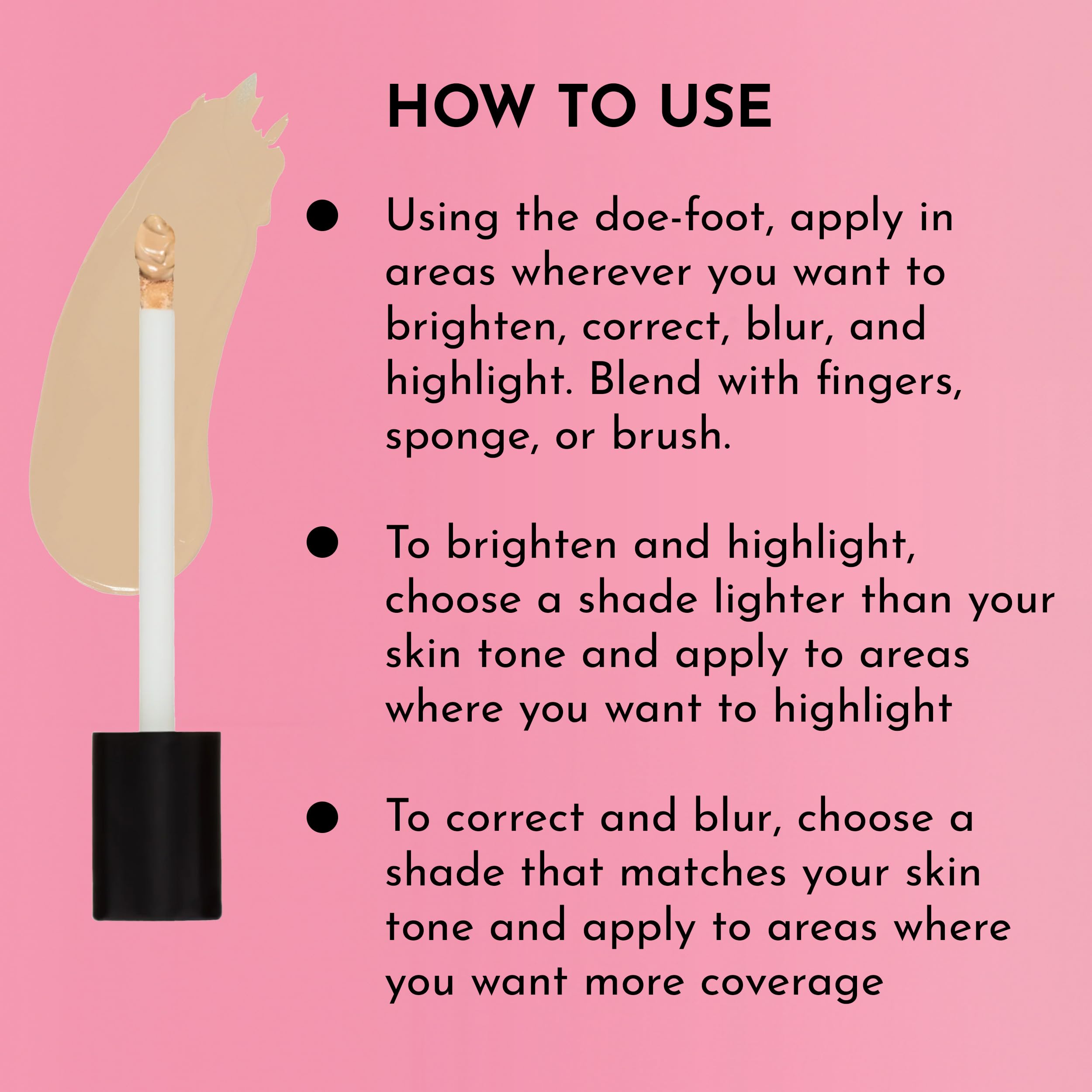 LAWLESS Conseal The Deal Lightweight Longwear Concealer – Cream Puff with Antioxidants & Caffeine