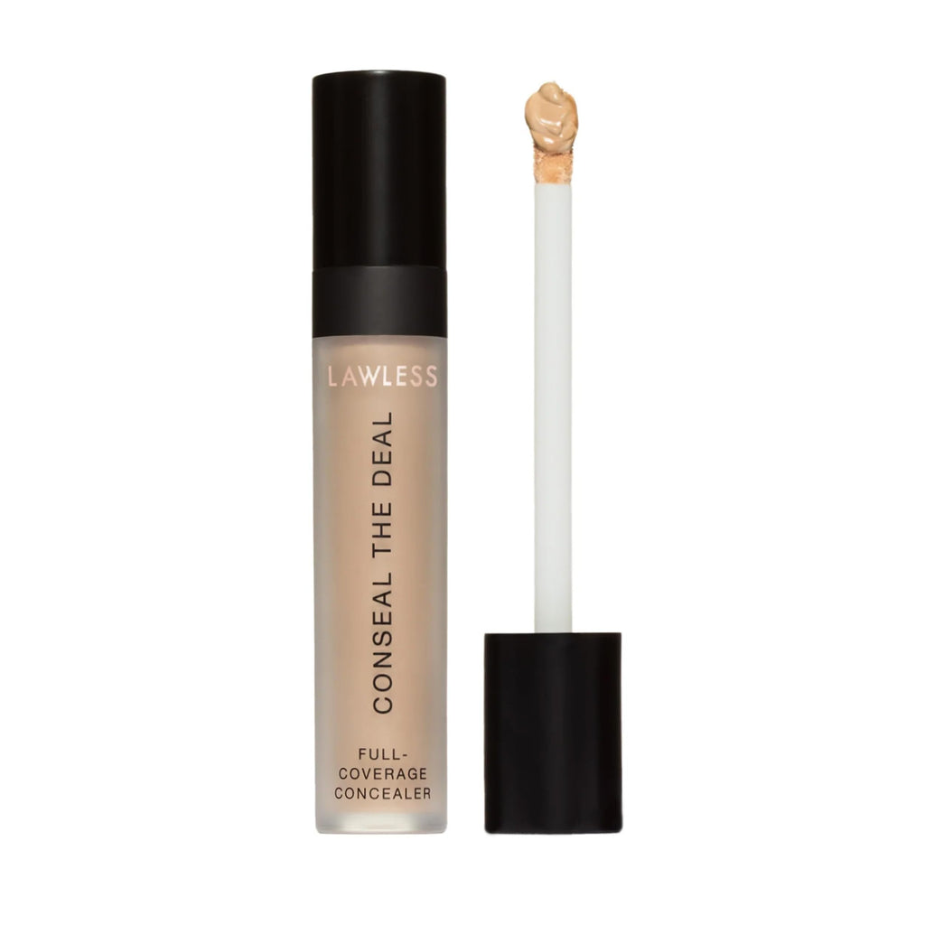 LAWLESS Conseal The Deal Lightweight Longwear Concealer – Cream Puff with Antioxidants & Caffeine