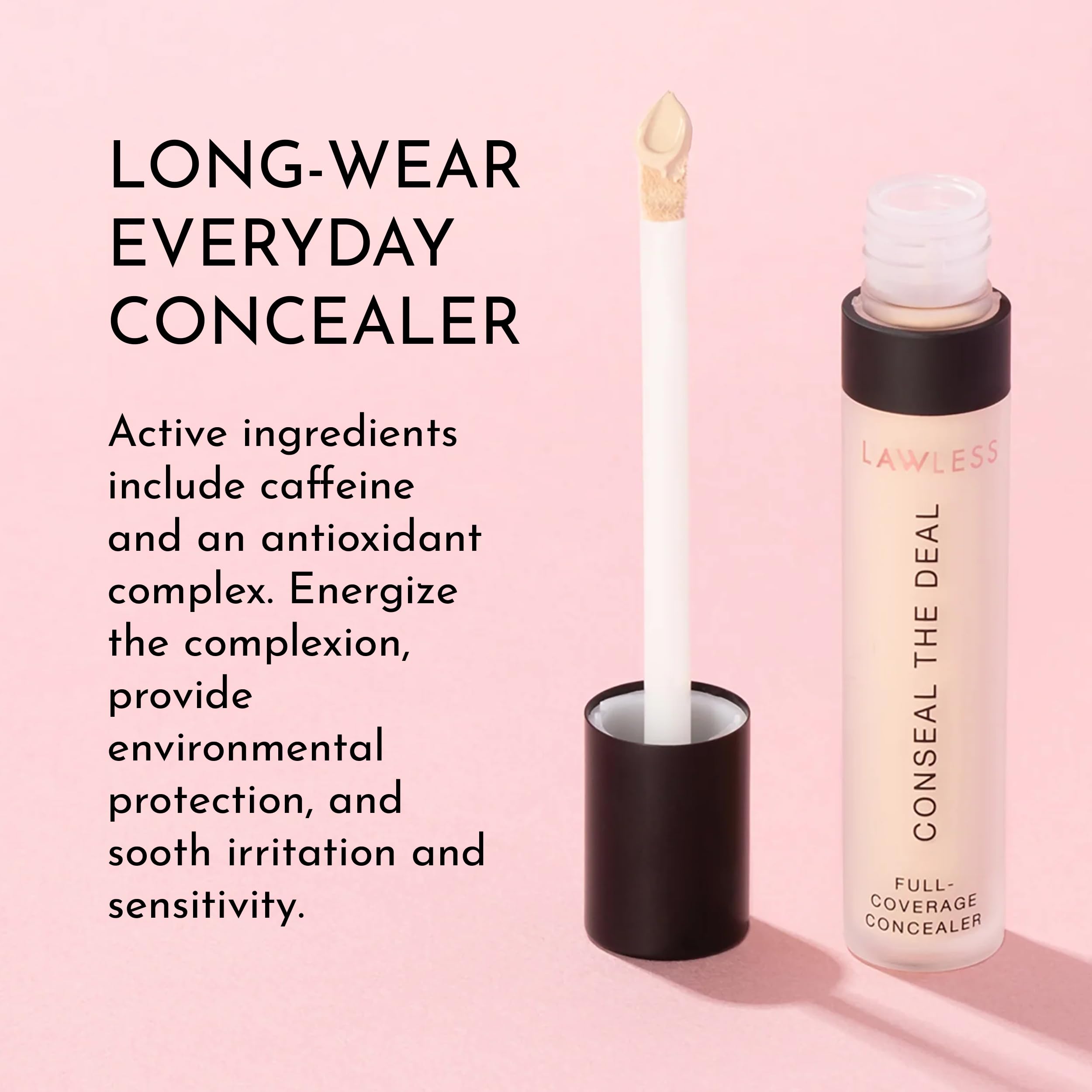 LAWLESS Conseal The Deal Buttercream Concealer | Lightweight, Long-Wear + Antioxidants - 5 ml
