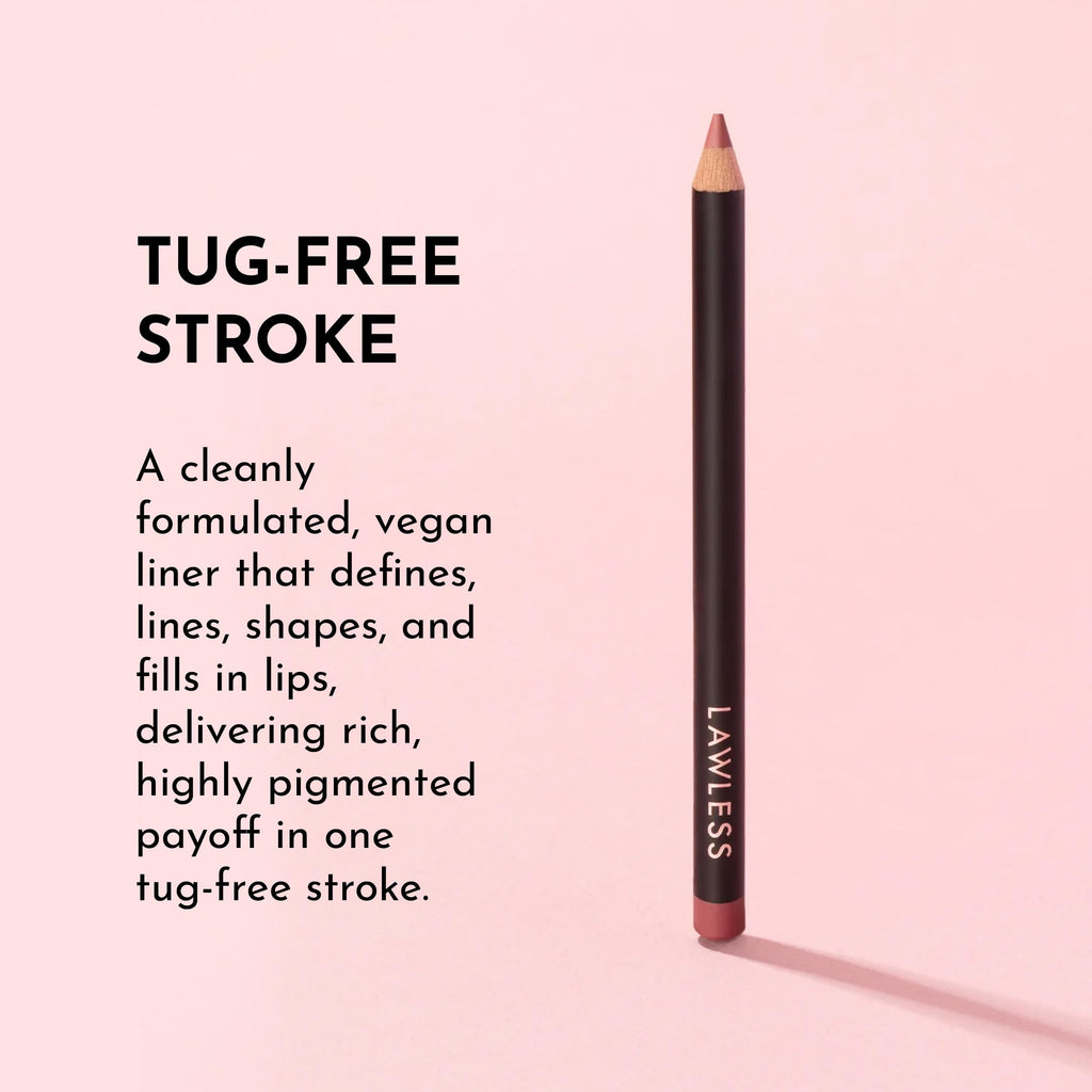 Lawless Forget the Filler Definer Liner Rosewood | Creamy Lip Pencil by LAWLESS