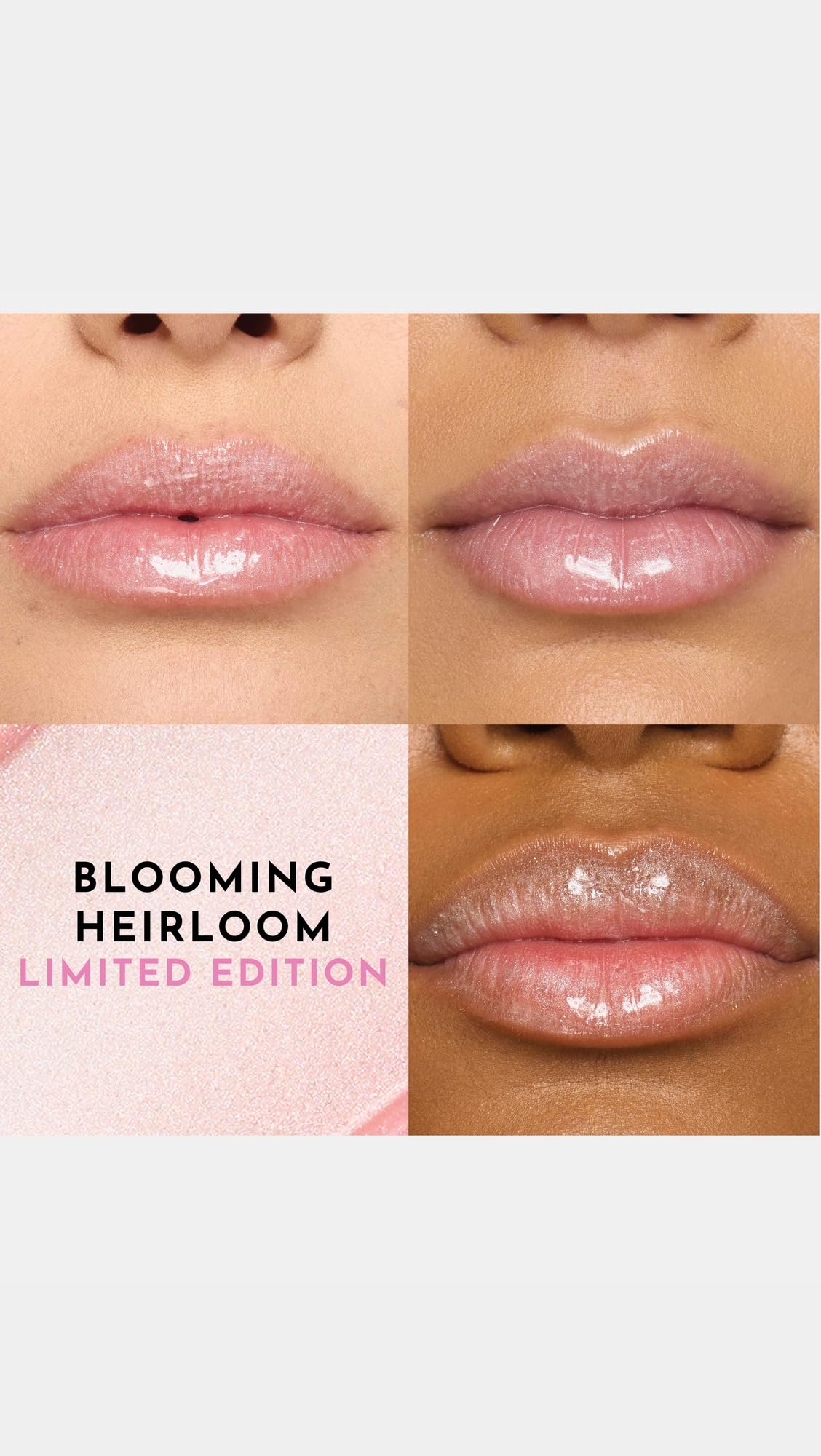 Lawless x LoveShackFancy Forget The Filler Lip Plumping Gloss – Blooming Heirloom Pink, 0.11 oz