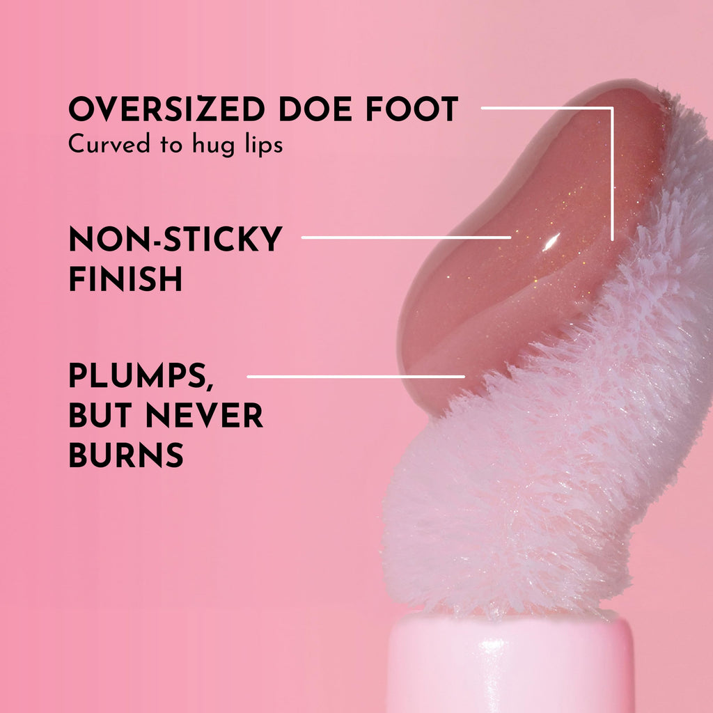 Lawless Forget The Filler Lip Plumper Gloss Nudie Pink – High Shine & Hydration (0.11 oz)