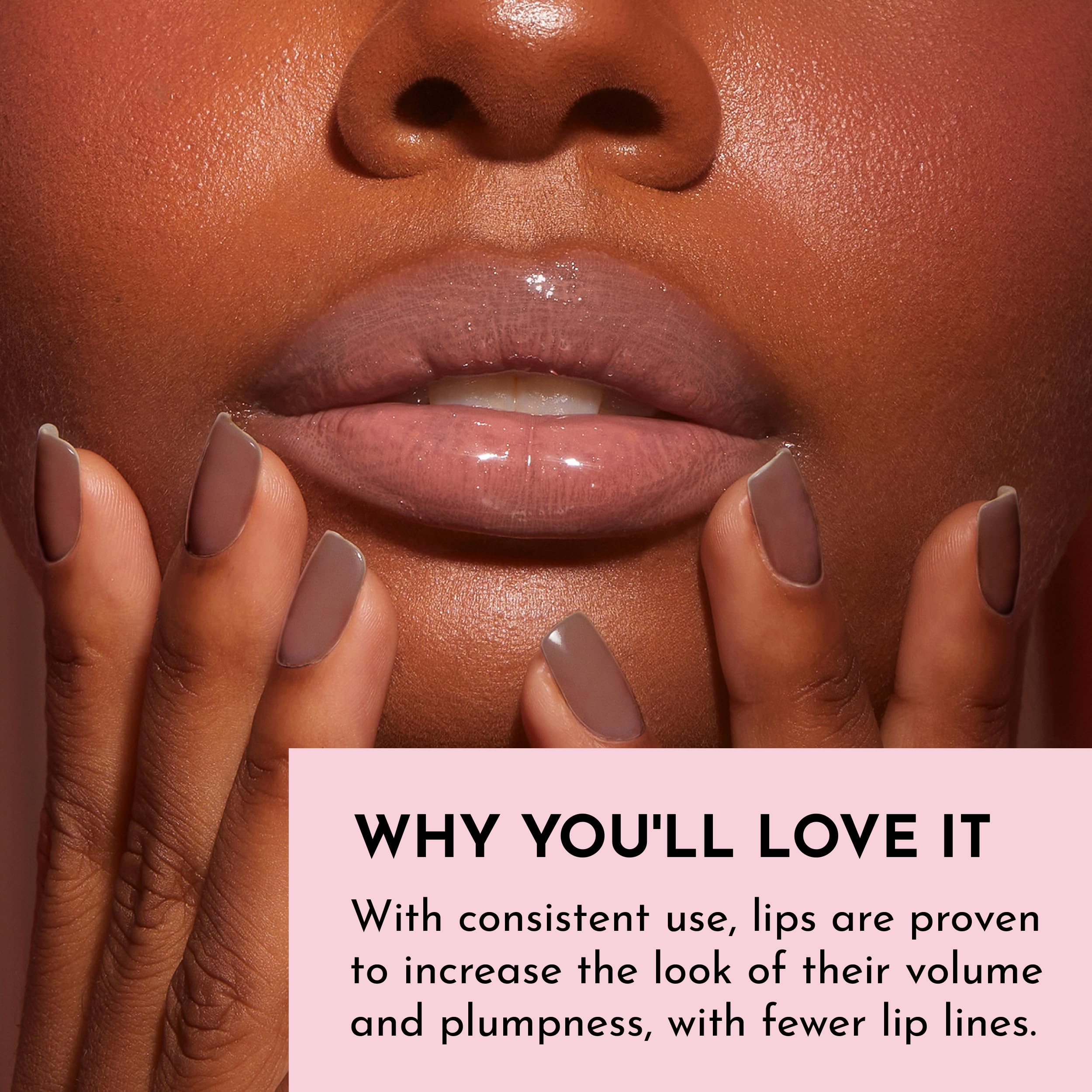 Lawless Forget The Filler Lip Plumper Gloss Nudie Pink – High Shine & Hydration (0.11 oz)