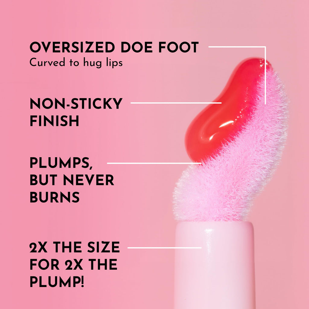 Lawless Forget The Filler Lip Plumper Line Gloss – Queen Size Cherry Vanilla 0.19 oz