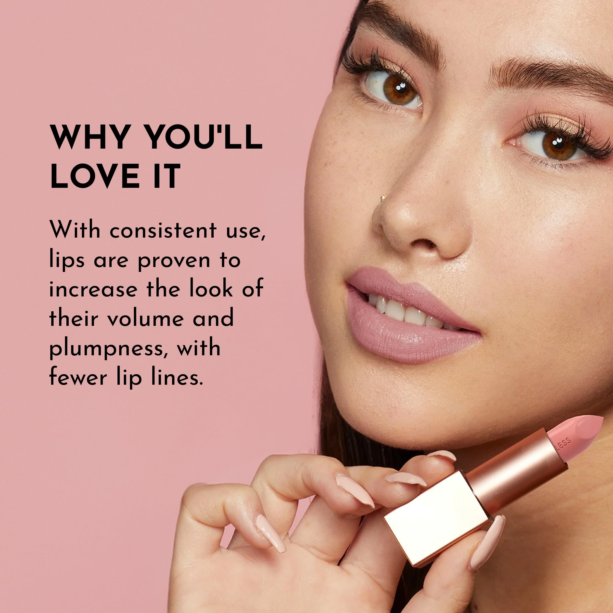 Lawless Forget the Filler Lip-Plumper Satin Lipstick – Whos That Lady, 0.1 oz