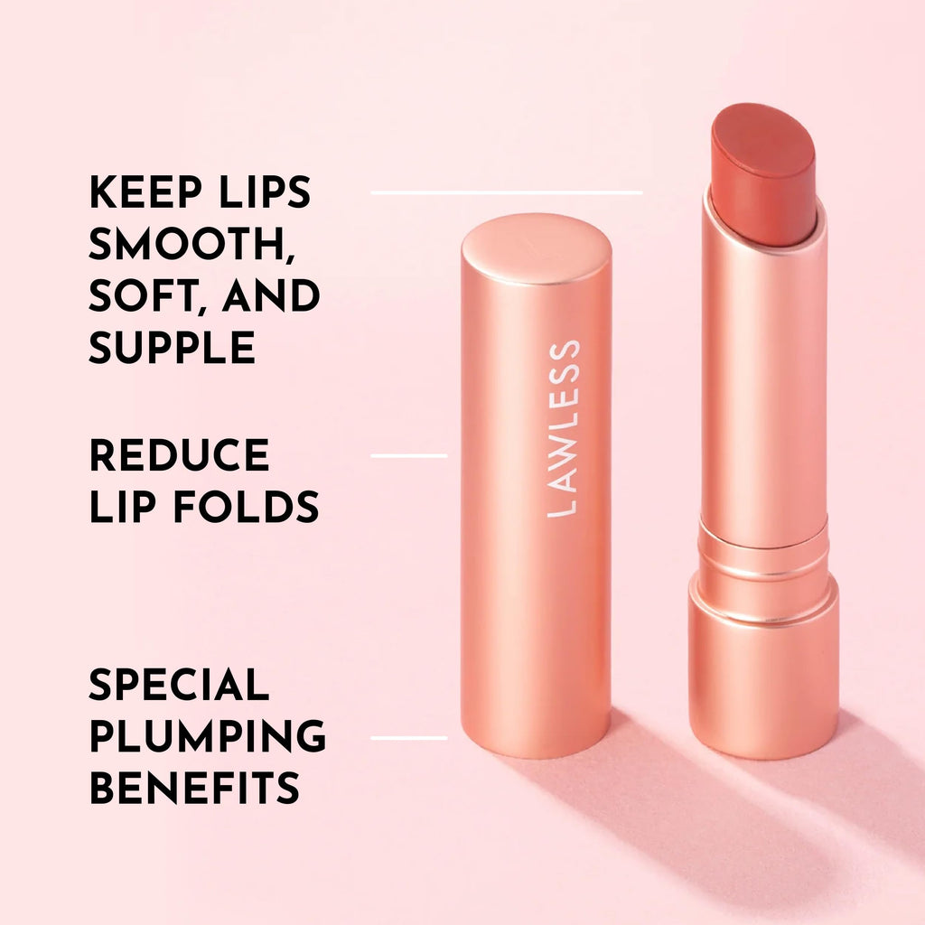 LAWLESS Forget the Filler Lip-Plumping Balm – Georgie Tint, 0.09 oz
