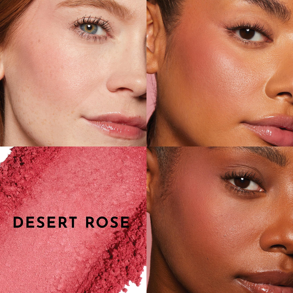 LAWLESS Make Me Blush Velvet Blush Dessert Rose | Talc-Free, Clean Formula, Natural Finish