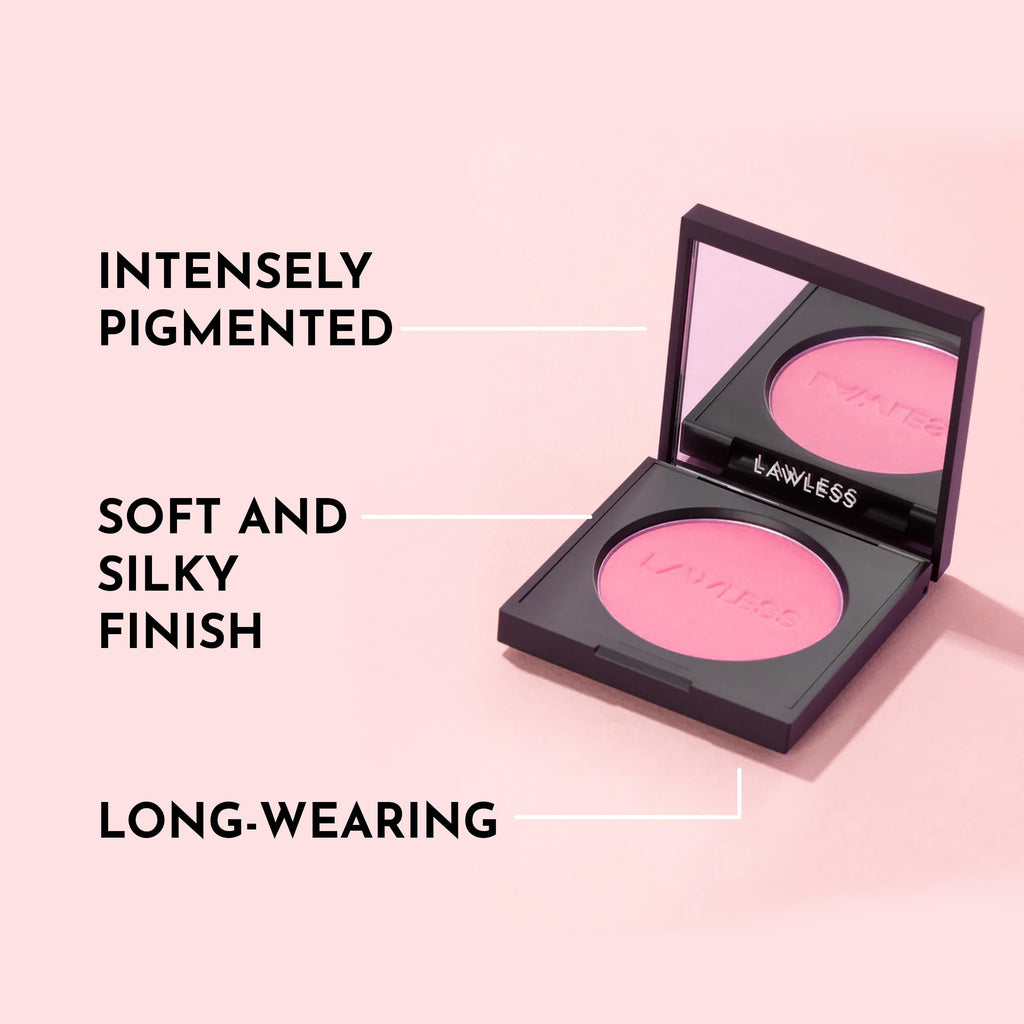 LAWLESS Make Me Blush Talc-Free Velvet Blush Daisy Pink