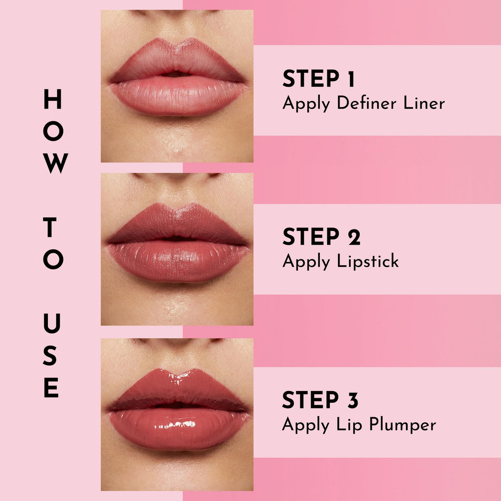 LAWLESS Forget the Filler Lip-Plumping Lipstick Tropic – Satin Cream Lipstick, 0.1 oz