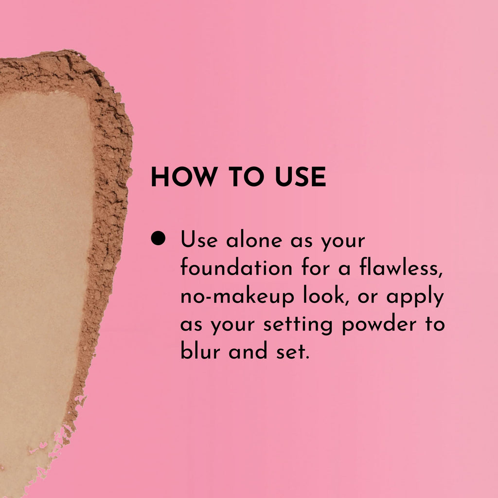 LAWLESS Women's Talc-Free Skin Smoothing Powder – Medium Tan, 0.34 oz