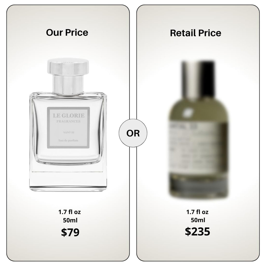 Le Glorie Fragrances Inspired by Saint 33 EDP – Unisex 0.33 oz, Long-Lasting 12–14h Perfume Spray