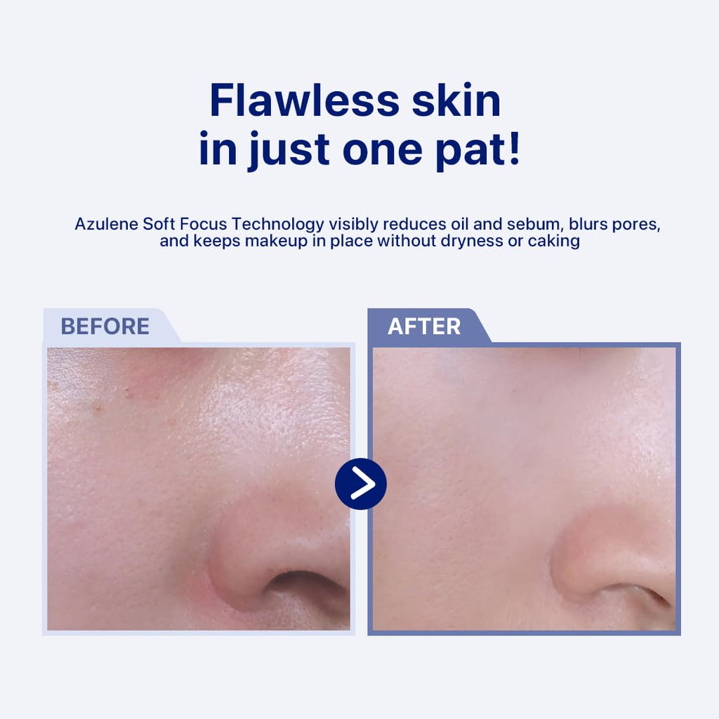 Le Nubele Azulene Face Cover Fixing Powder | Translucent Setting, Matte Finish