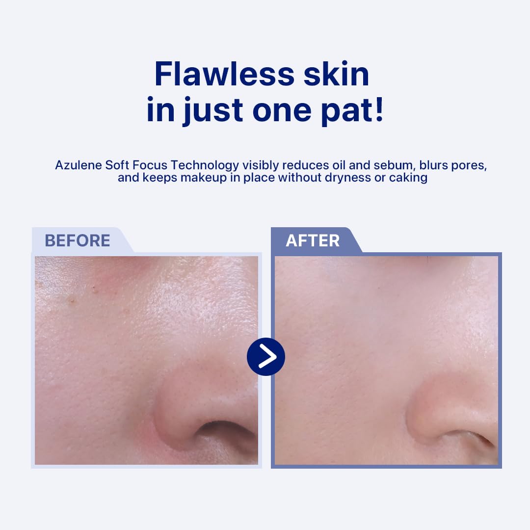 Le Nubele Azulene Face Cover Fixing Powder | Translucent Setting, Matte Finish