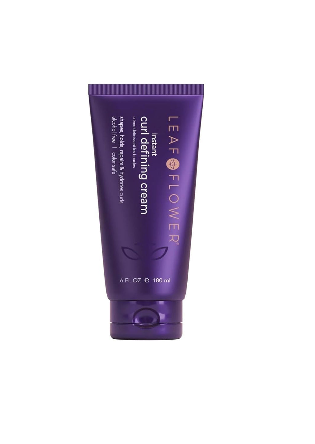 Leaf & Flower Instant Curl Defining Cream – Alcohol-Free Hydration & Flexible Hold (6oz/180ml)