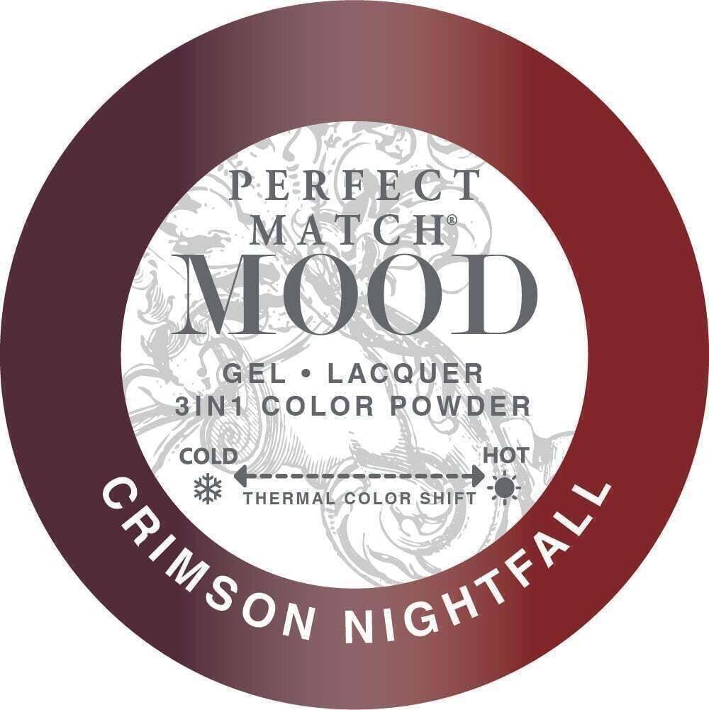 LeChat Perfect Match Mood Duo Set - Crimson Nightfall | Temperature-Activated Gel Polish