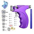 LECIEL Professional Ear Piercing Kit — Reusable, 16 Pairs (Sterling Silver + 18K Gold-Plated)