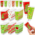 Leelosp 48-Piece Red & Green Christmas Hand Cream Gift Set | Pocket-Sized Moisturizers