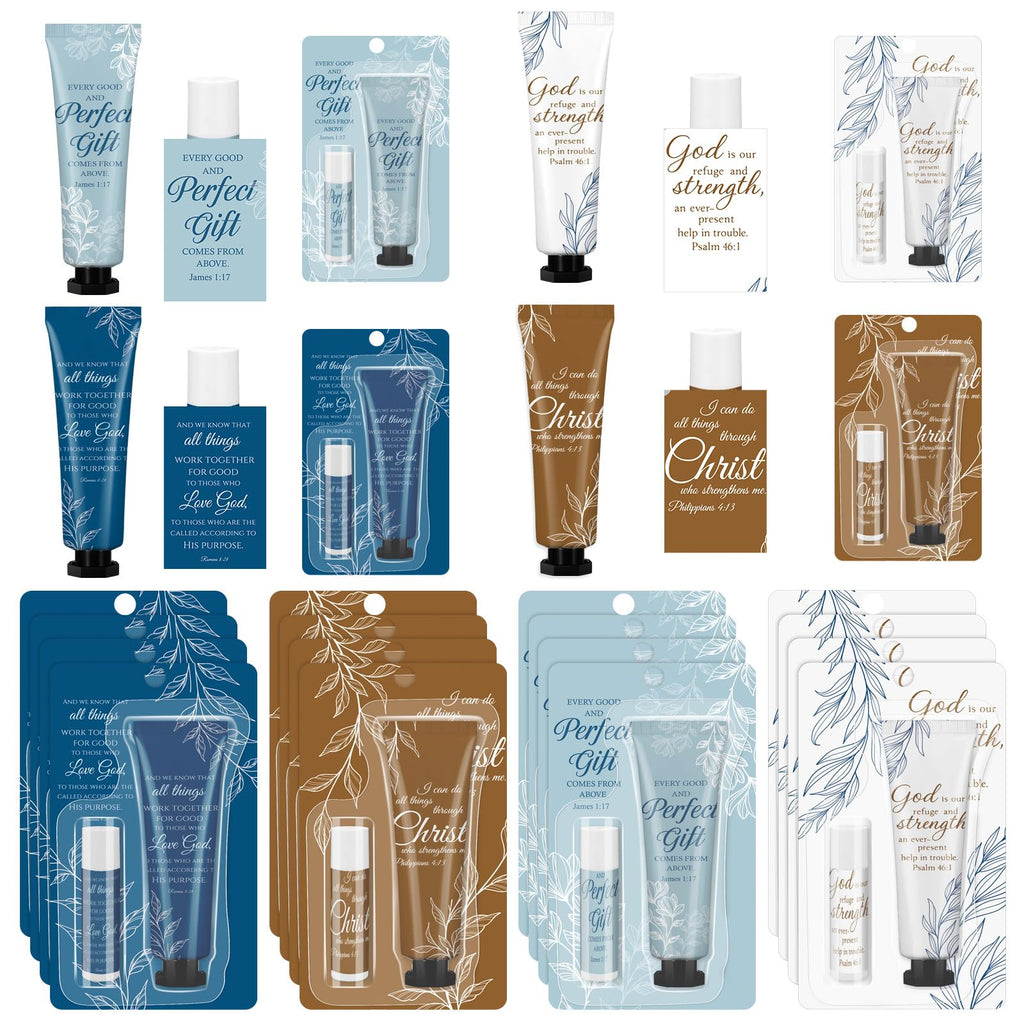 Leelosp God Says You Are Mini Hand Cream & Lip Balm Gift Set – 16-Pack for Women