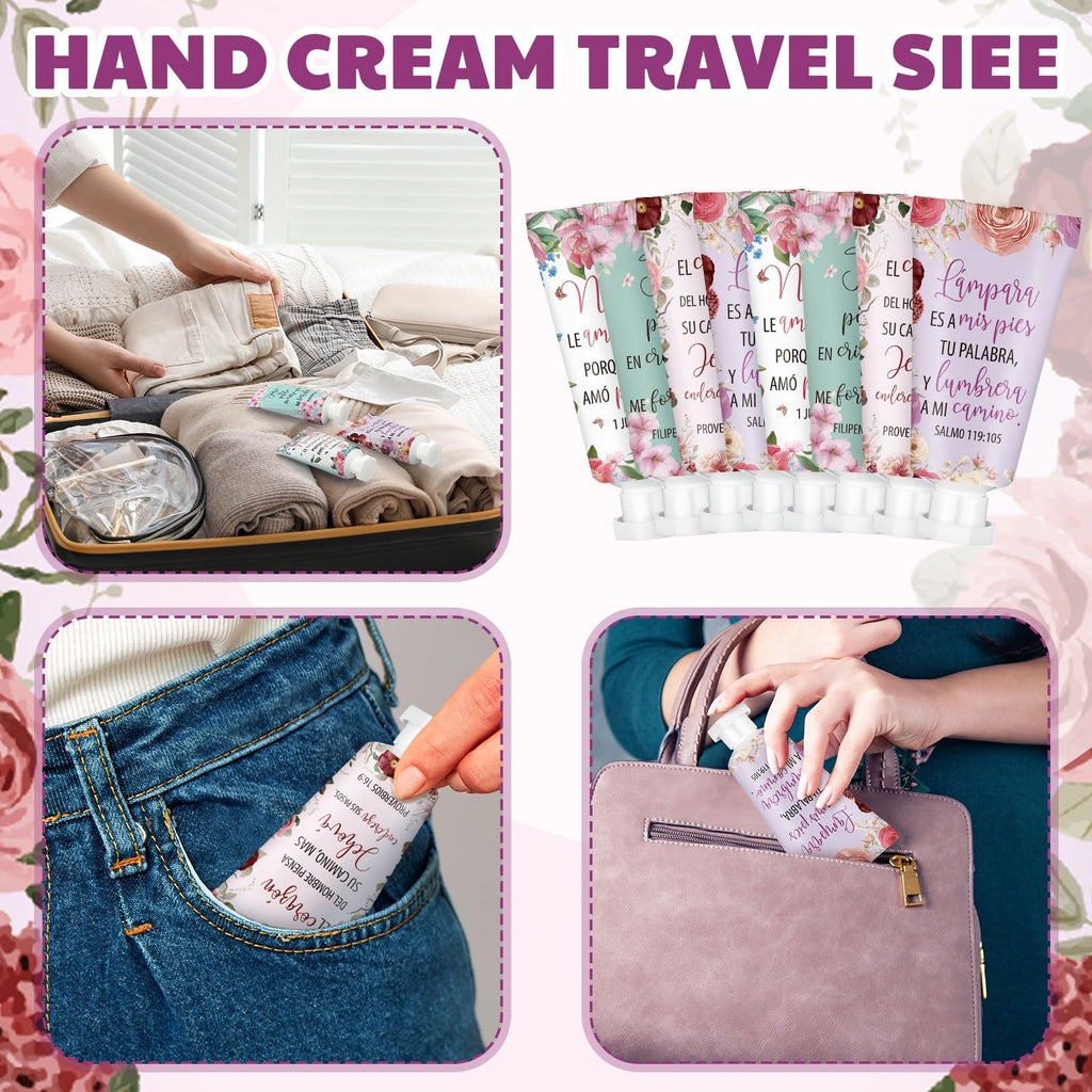 Leelosp 48-Piece Hand Cream Gift Set — Bible Verse, Inspirational Christian Gift for Mom and Women (30ml Each)