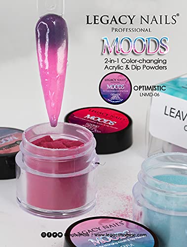 Legacy Nails Mood Collection: 6-Color Color-Changing Acrylic & Dip Powder Kit