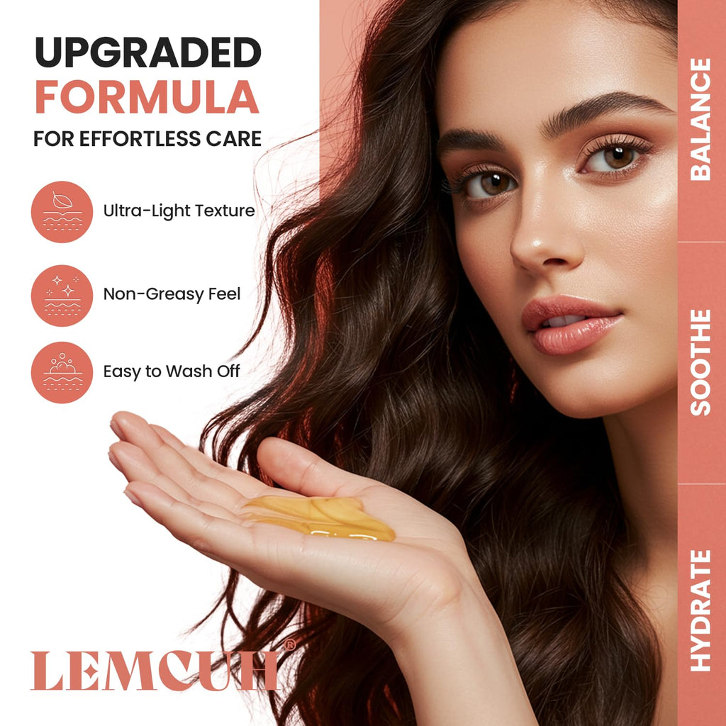 Lemcuh Hair Growth Serum Oil for Women | 100% Vegan Herbal Extracts, Follicle Activation, 3.7 fl oz