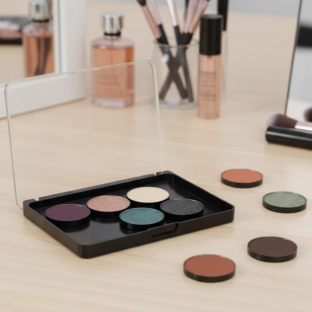 Lemecima Magnetic Makeup Palette – 8-Pack DIY Palettes for Travel and Organization
