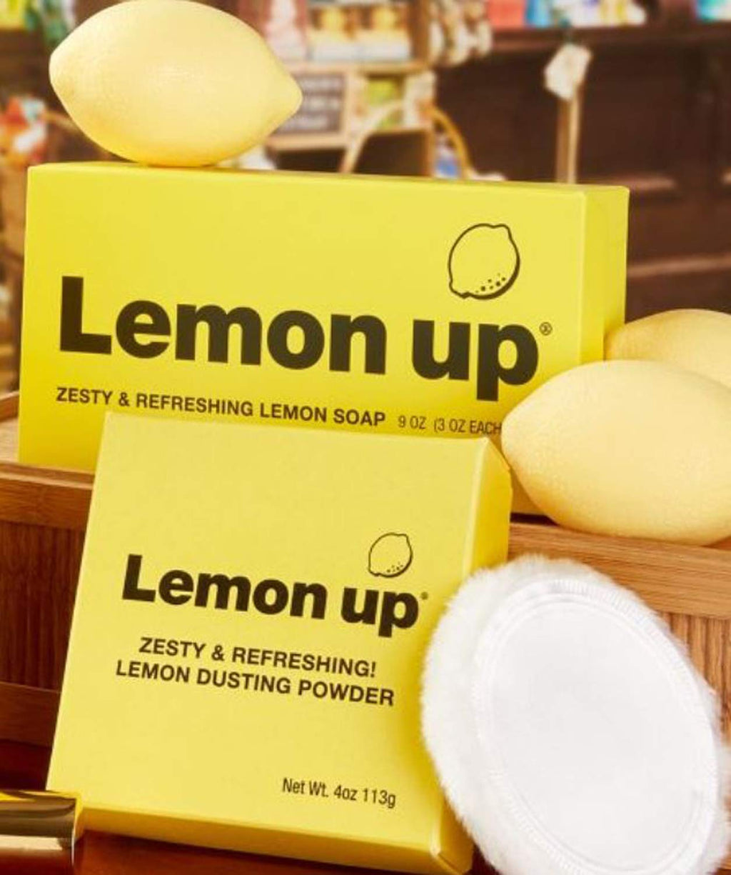 Lemon Up Limited Edition Dusting Powder 4 Oz | Talc-Free, Lemon Scent