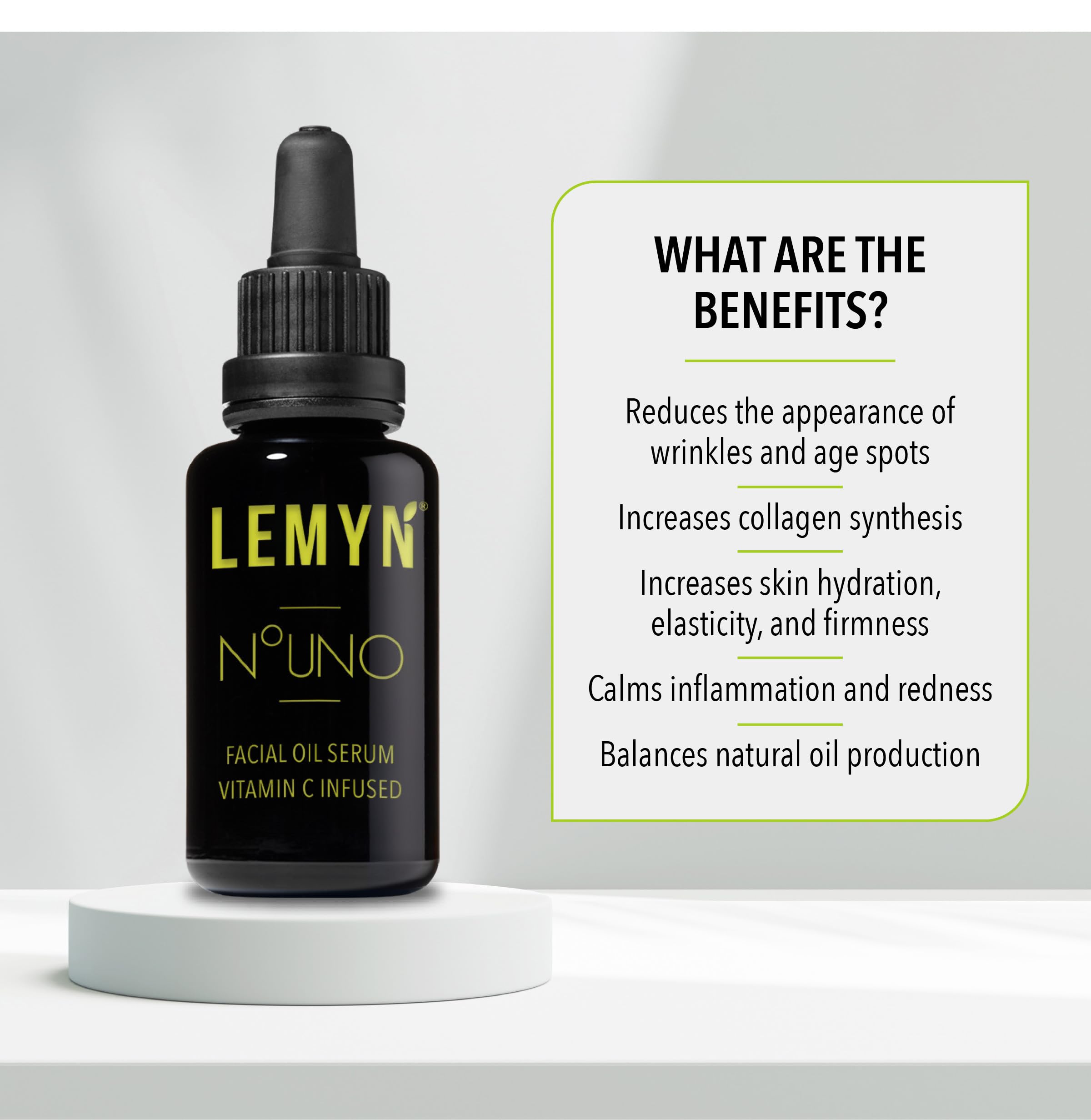 Lemyn Organics Hydrate & Glow Face Oil – Vitamin C Serum, Handcrafted in Santa Barbara