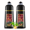 Leorx 2 Pack Hair Dye Shampoo – 3-In-1 Dark Brown Color for At-Home Coloring
