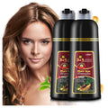 Leorx 2-Pack Hair Dye Shampoo – 3-in-1 Brown Color Shampoo for Quick At-Home Color