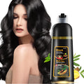 Leorx Black Hair Dye Shampoo 16.9 oz – 3-in-1 Color, Ammonia Free for Gray Hair