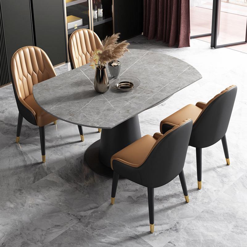 Lessie Extendable Dining Table, Sintered Stone