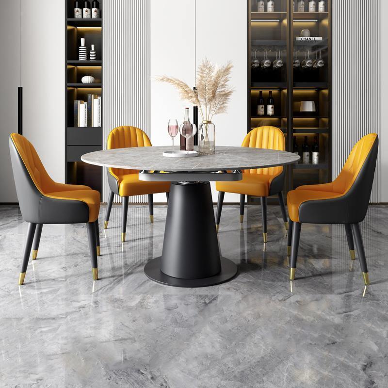 Lessie Extendable Dining Table, Sintered Stone