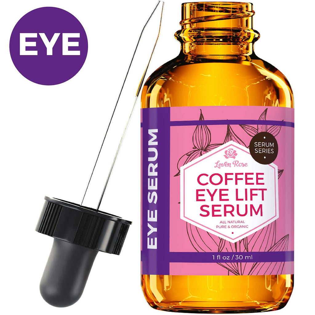 Leven Rose Coffee Oil Caffeine Serum for Eyes – Organic Under-Eye Serum