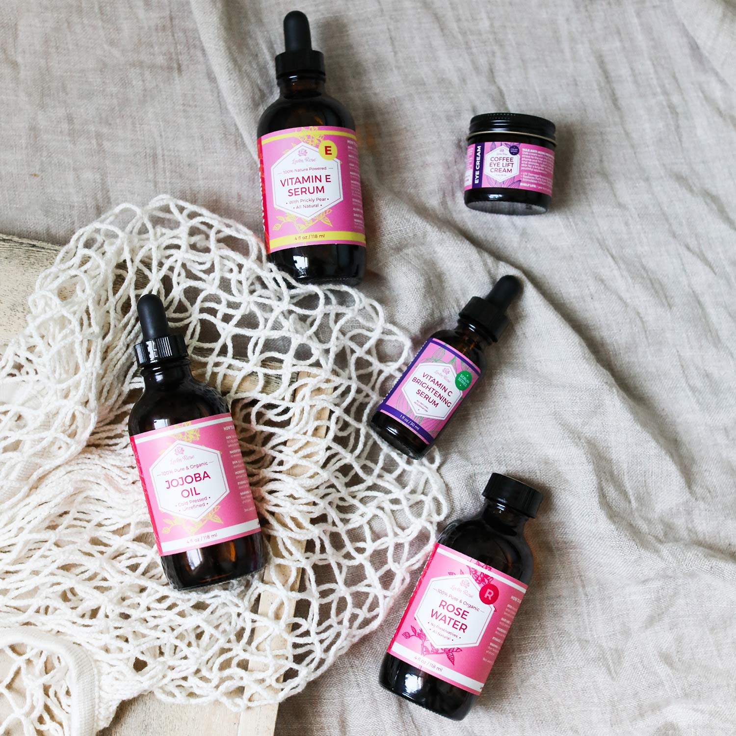 Leven Rose Vitamin E Oil Serum for Face & Skin - 4 oz Hydrating Multi-Use Oil