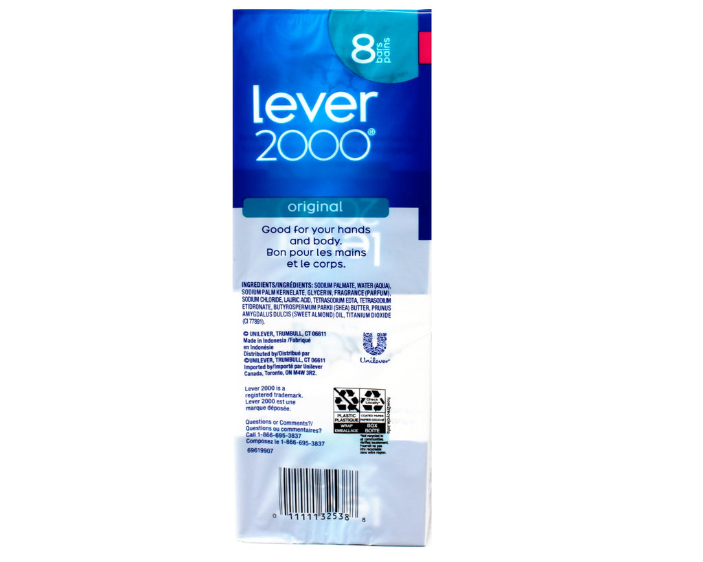 Lever 2000 Original Bar Soap – New Formula, 8 Bars per Pack, Pack of 3
