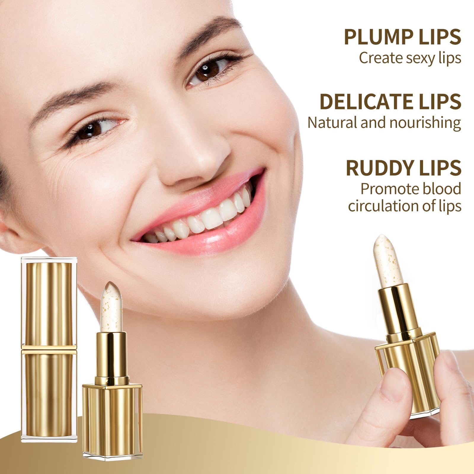 Levora Color Changing Lipstick – 2-Pack, Long-Wear Moisturizing Lip Gloss