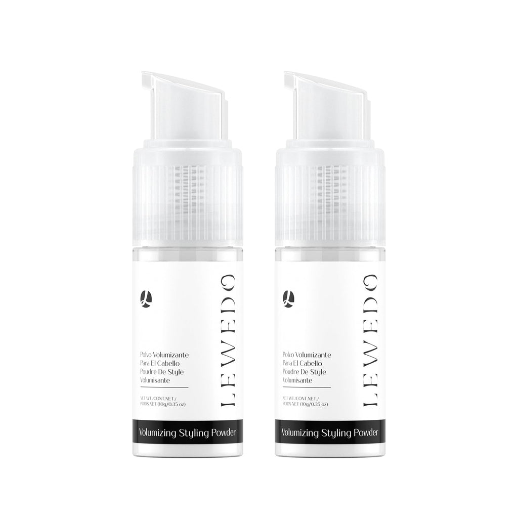 lewedo Volumizing Styling Powder – 10G Spray Bottle (2-Pack) for Natural Volume, Texture & Matte Oil Control