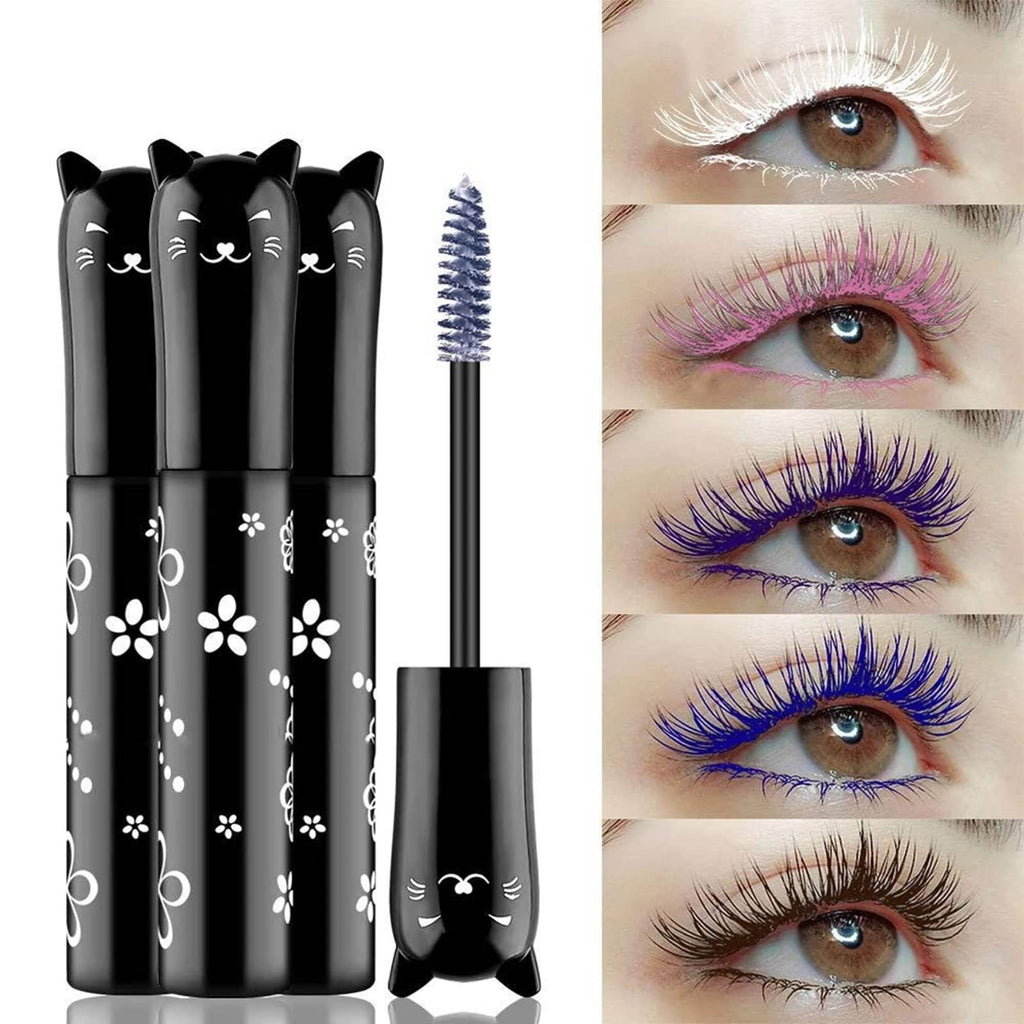 LGSZGDCN 6 Colors Mascara – Waterproof, Fast-Dry, Lengthening & Curling Eye Makeup Kit Gift Set